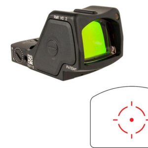 Trijicon rmr hd 50 moa adjustable led reticle w- 3.25 red dot