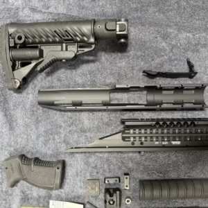 FAB DEFENSE VFR-AK Rails, M4 Folding Stock, AGR47 Pistol Grip, Bitty Dot +