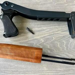 REMINGTON 870 POLICE PFS 87 METAL TOP FOLDING STOCK WOOD CORNCOB FOREND 12