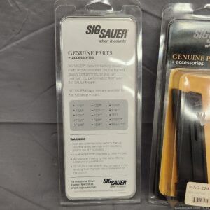 Two Sig Sauer P228 P229 22LR conversion magazines